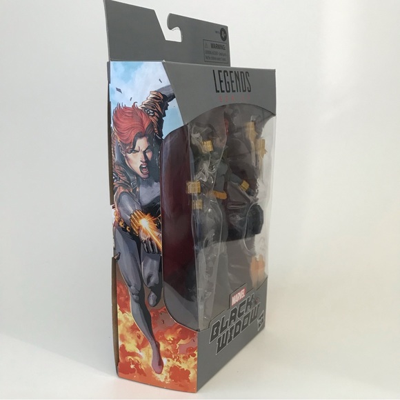 Black Widow Marvel Legends Walmart Exclusive Gray Suit Action Figure (B) - Picture 5 of 14